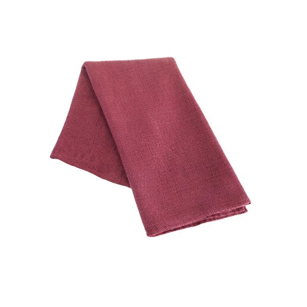 SURİ MİNİ WAFFLE PEŞKİR RUSTİK BORDO resmi