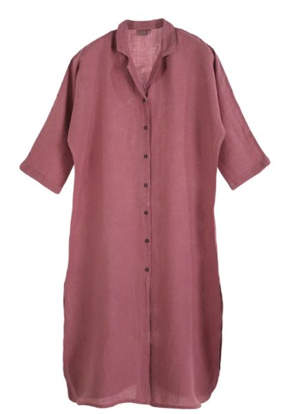 ELENA ELBİSE RUSTİK BORDO resmi