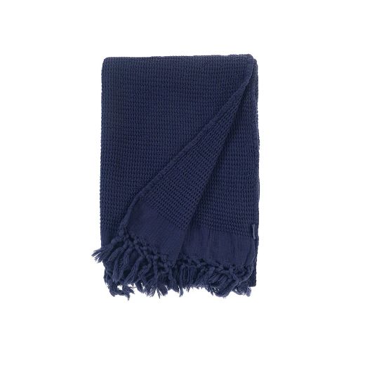 BOHEM THROW T0024 LACIVERT resmi