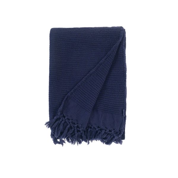 BOHEM THROW T0024 LACIVERT resmi