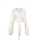 SELENE CROP T0286 OFFWHITE