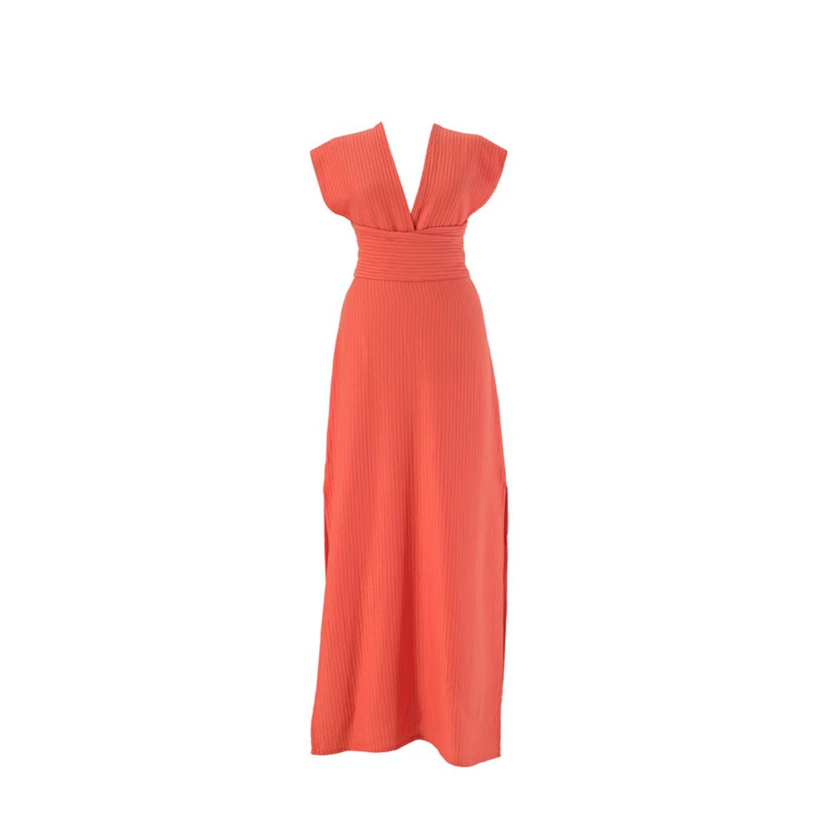 DELLA ELBİSE T0932 MERCAN resmi