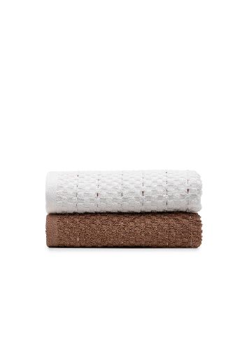 PARLA 2 Lİ SET KREM-KAHVE resmi