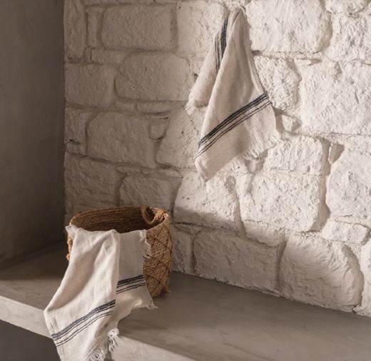 MARL  PEŞKİR BEJ-SİYAH resmi