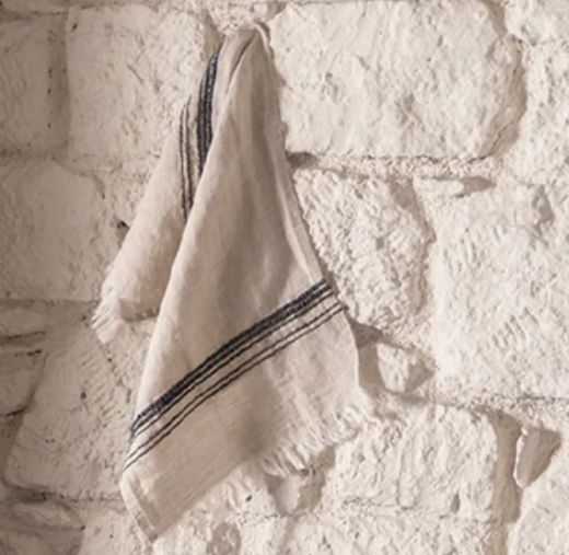 MARL  PEŞKİR BEJ-SİYAH resmi