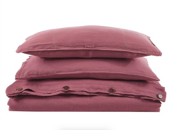 GALYA NEVRESİM TAKIMI RUSTİK BORDO resmi