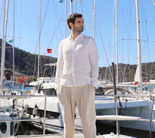 RAVELLO ERKEK GÖMLEK OFF WHİTE resmi