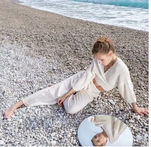 ESTEL PANTOLON OFF WHİTE resmi