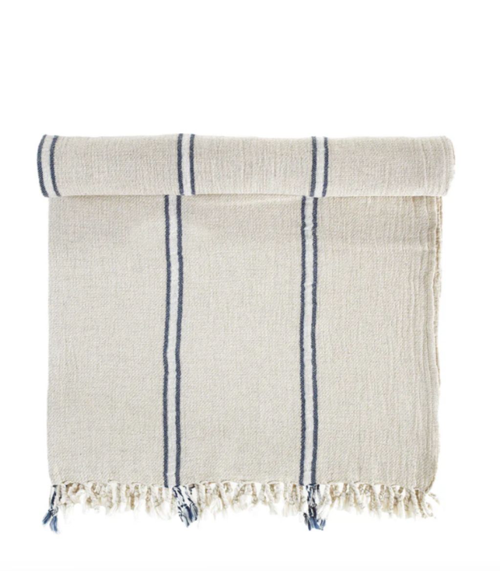 SMYRNA PEŞTEMAL T0133 OFFWHITE/LACIVERT resmi