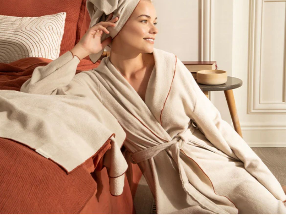 IKIGAI BORNOZ T0254 NATURAL resmi