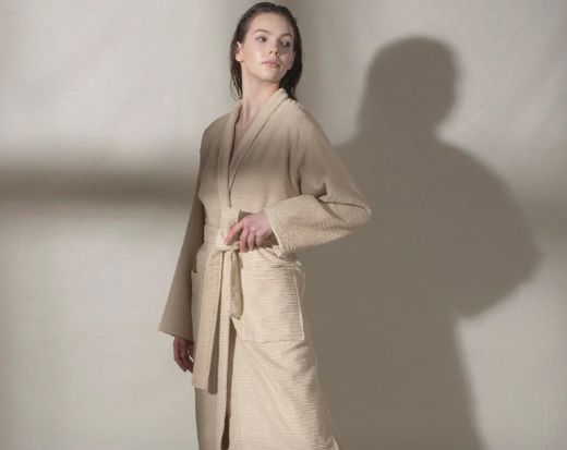 SARDES BORNOZ T0308 NATURAL resmi