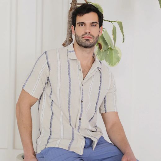 HAMLET ERKEK GÖMLEK  T0421 FINDIK-ANTRASIT resmi