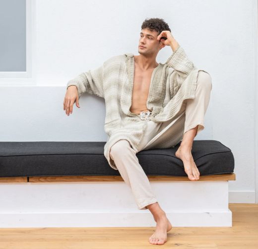 MARVEL ERKEK PANTOLON T1242 NATURAL resmi