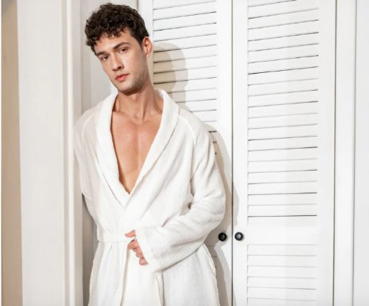 SURI MINI WAFFLE BORNOZ T1679 OFFWHITE resmi