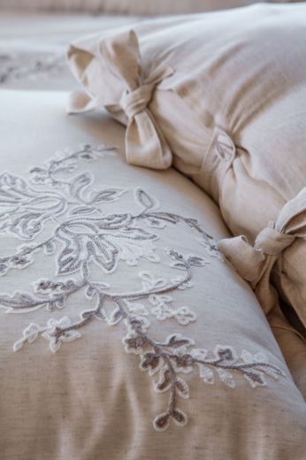 LİBERA NEVRESİM TAKIMI KREM-BEJ resmi