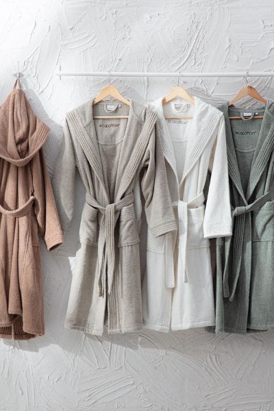 ECOSOFT KADIN BORNOZ TERRA resmi