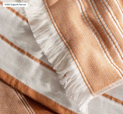 ELİS 3 LÜ HAVLU SET TERRA-KREM resmi