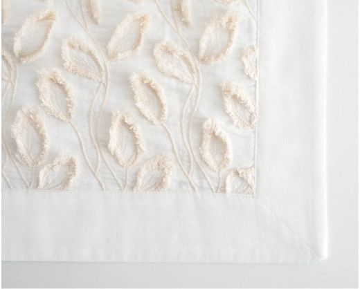 ANKA ÇİFT KİŞİLİK NEVRESİM TAKIMI KREM resmi