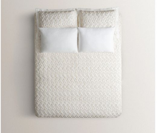 ANKA ÇİFT KİŞİLİK NEVRESİM TAKIMI KREM resmi