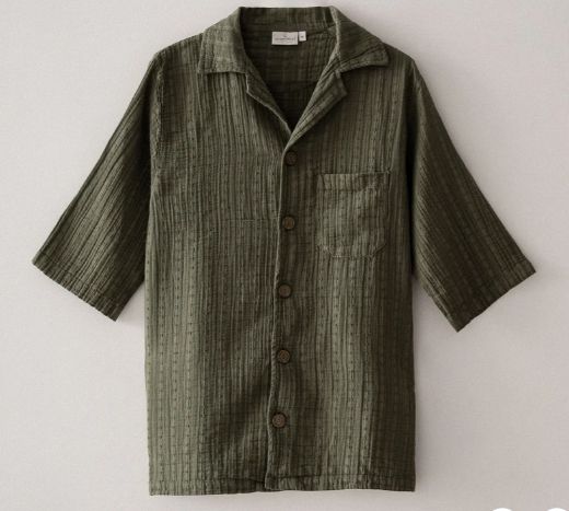 ZEYNA ERKEK ŞORTLU PİJAMA TAKIMI YEŞİL resmi