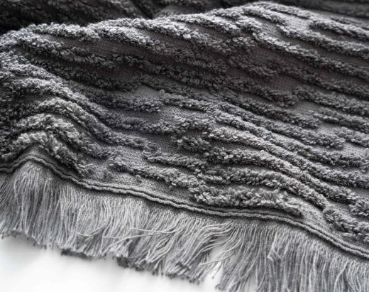 ANİSA BANYO HAVLUSU ANTRASİT resmi