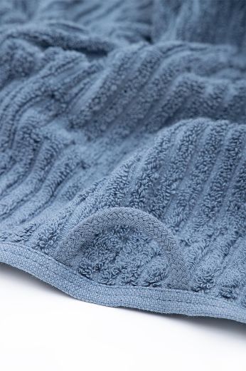 ANİSA BANYO HAVLUSU MAVİ resmi