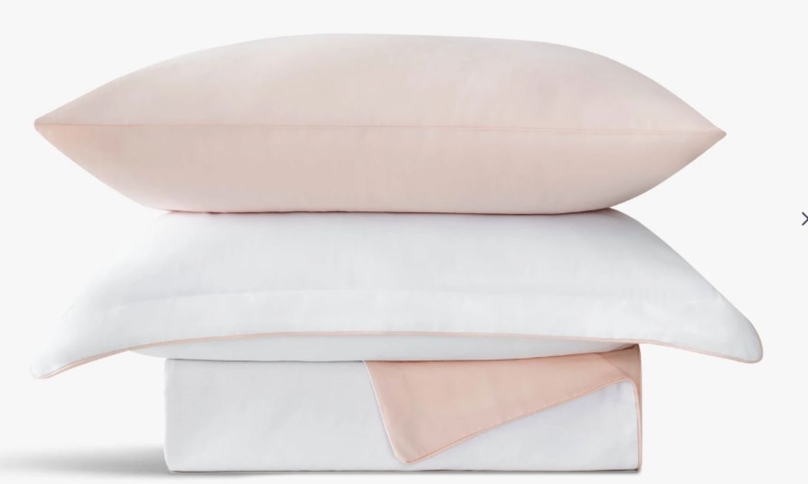 EMILY NEVRESİM TAKIMI KREM-AÇIK SOMON resmi