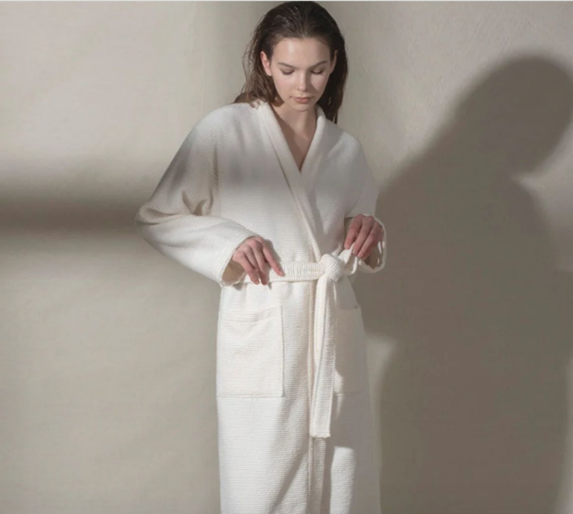 SARDES BORNOZ OFF WHİTE resmi