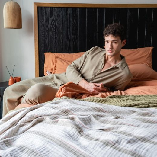 RAİSA YATAK ÖRTÜSÜ KEKİK resmi