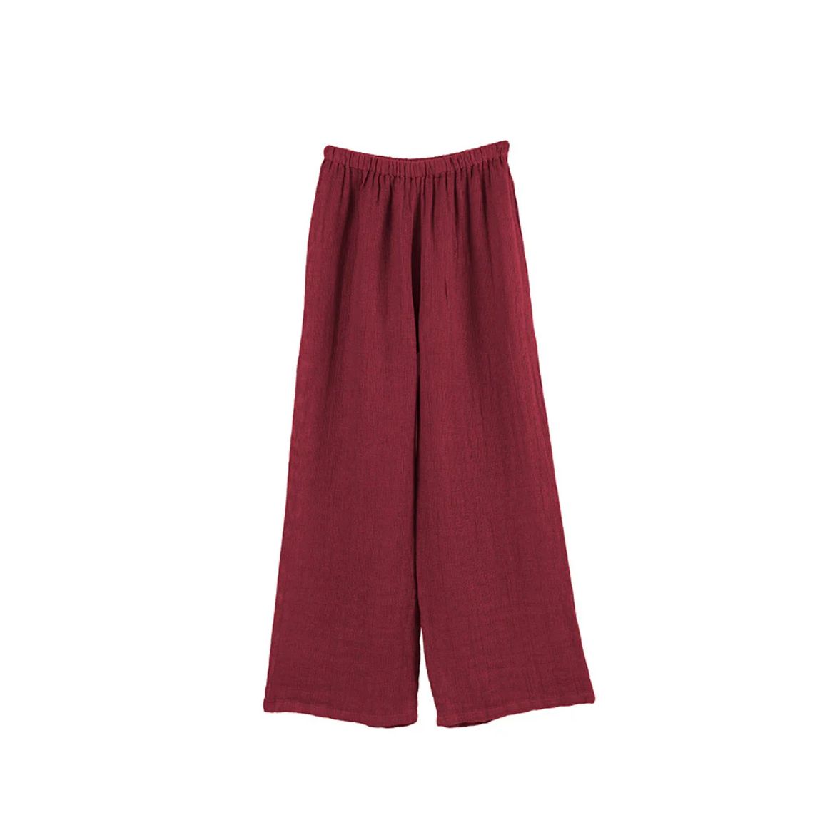 AMALFİ PANTALON RUSTİK BORDO resmi