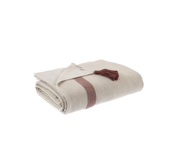 PIRENE THROW T0156 KAHVE resmi