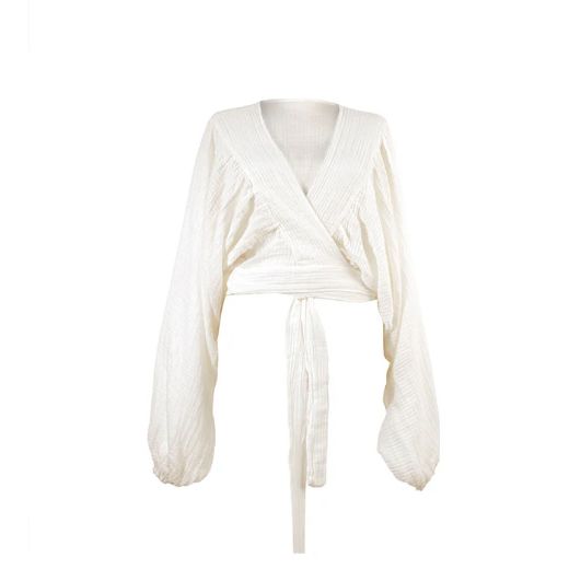 SELENE CROP T0286 OFFWHITE resmi