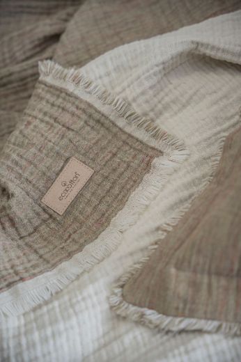 MUNA PİKE TAKIMI 240*260 YEŞİL-KREM resmi