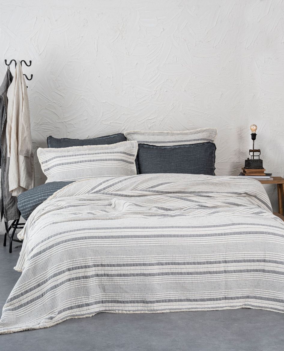 HİVDA PİKE TAKIMI GRİ resmi