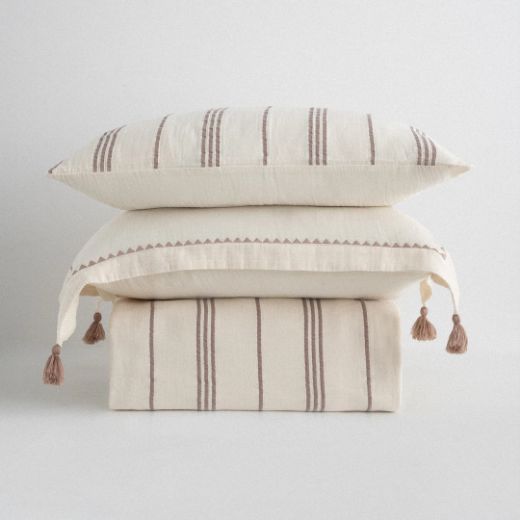 İZGİ NEVRESİM TAKIMI GRİ resmi