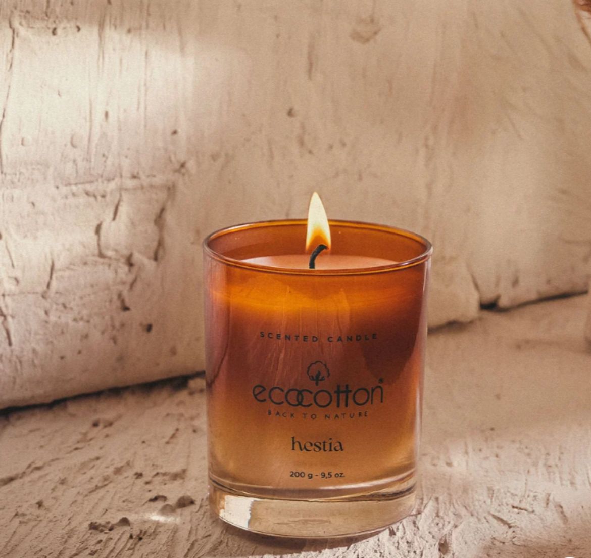 HESTİA KOKULU MUM KAVANOZ MUM resmi