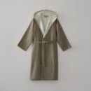 MUNA ERKEK BORNOZ YEŞİL-KREM