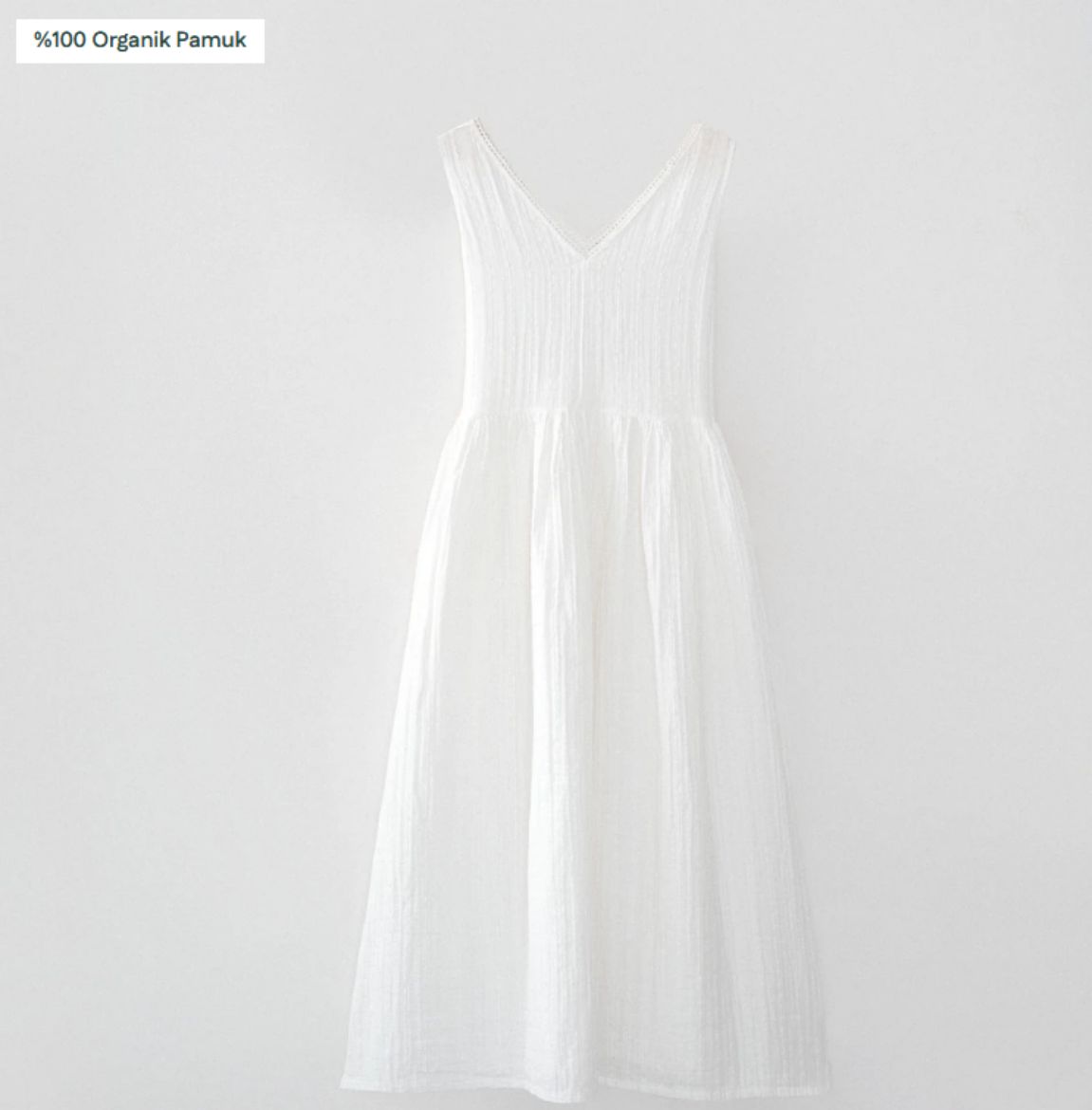 ZEYNA KADIN ELBİSE KREM resmi