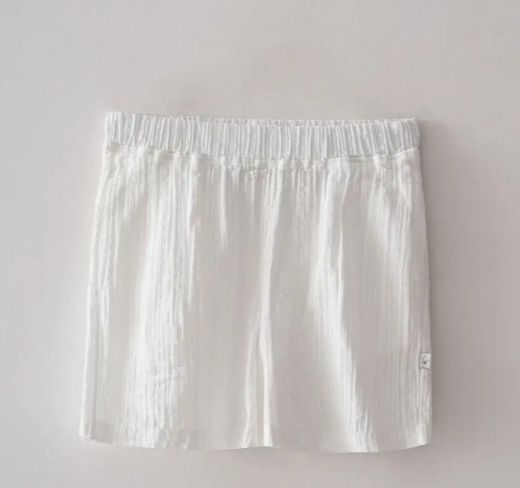 ZEYNA KADIN ŞORTLU PİJAMA TAKIMI KREM resmi