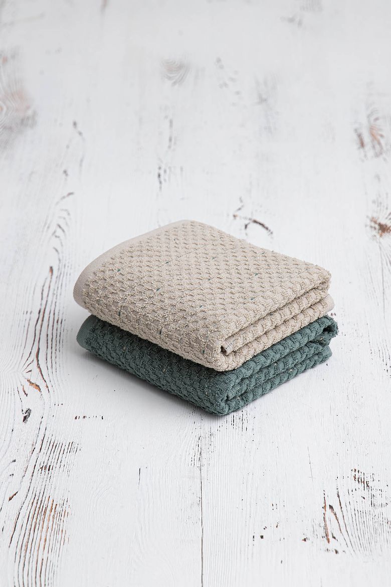 PARLA 2 Lİ SET YEŞİL-BEJ resmi