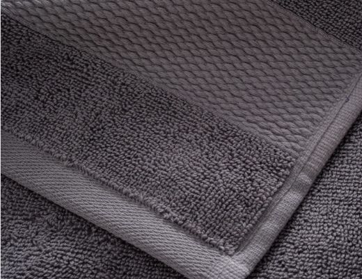 LARA BANYO HAVLUSU KOYU GRİ resmi